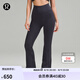 lululemon丨Groove Nulu? 女士超高腰喇叭褲 芯吸 LW5FIXA 夜幕黑 S