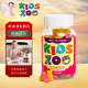兒童動物園KidsZoo鈣+維生素D3小熊軟糖丹麥原裝進(jìn)口水果口味60粒