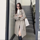 曼利鳥2025秋冬新款雙面絨毛呢大衣女系帶中長(zhǎng)款韓版寬松時(shí)尚顯瘦高級(jí)感 奶茶咖 M 95-115斤