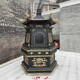 祠堂燒紙爐定制六角塔爐寺廟鑄鐵燒金爐化寶爐宗祠燒元寶爐化錢爐 定制定金圖紙