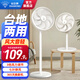 鉆石牌（DIAMOND）電風(fēng)扇落地扇家用節能落地風(fēng)扇學(xué)生立式大風(fēng)量客廳宿舍機械輕音電扇SN 16英寸7葉【香薰祛蚊丨輕音省電】