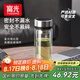 富光雙層玻璃杯 茶水分離泡茶杯 高硼硅水杯子辦公商務(wù)車載男女士