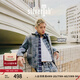 Levi's?SilverTab?25年春夏新款男士美式復古時尚牛仔夾克外套 藍色 004GJ-0000 M