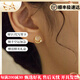 QUAMERAS&LA玉髓925銀耳釘女2025新款輕奢小眾精致高級感耳飾氣質銀耳環(huán) 玉髓耳釘【輕奢禮盒】
