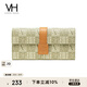 VANESSA HOGAN VH女包牧格PVC錢夾時(shí)尚老花多卡位零錢包短款便攜錢包卡包