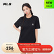 MLB短袖T恤男女時(shí)尚夏季休閑經(jīng)典純色圓領(lǐng)25新款3ATSB0153-50BKS-L