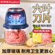 榮事達(dá)絞肉機(jī)小型搗蒜器電動(dòng)打蒜器家用蒜蓉?cái)囁槠髑胁似魉饽嗌衿鬏o食 基礎(chǔ)款-300ml【60%用戶首選】
