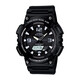 卡西歐（CASIO）男表  學(xué)生運動手表 多功能雙顯電子表 防水夜光石英表 太陽能LED夜光AQ-S810W-1A