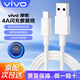 vivo數(shù)據(jù)線原裝充電線4A閃充44W快充iQOO neo3 z1z5x z6x z7x z8x平板s10s12pro x50x60x70 y78y36y100 4A閃充數(shù)據(jù)線type-c【1米】