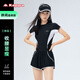 卡帕（Kappa）泳衣女連體平角女士泳衣專業(yè)游泳裝備短袖保守遮肚顯瘦溫泉游泳衣