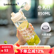 樂(lè)扣樂(lè)扣水杯大容量夏季耐高溫便攜泡茶杯運(yùn)動(dòng)水壺男女學(xué)生耐摔直飲杯水瓶 【便攜提手】牛乳白850ml