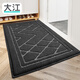 大江 家用入戶(hù)門(mén)地墊門(mén)墊防滑墊進(jìn)門(mén)腳墊門(mén)口除塵玄關(guān)墊子 奧菲斯-深灰 45cm*80cm