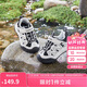 巴拉巴拉童鞋寶寶學(xué)步鞋兒童涼鞋鞋子?jì)雰?025夏新透氣網(wǎng)布鞋208225145221
