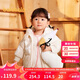 巴拉巴拉寶寶羽絨服女童外套冬裝中長(zhǎng)款保暖200423107004