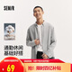 森馬（Semir）長袖襯衫男純棉上班通勤純色百搭秋裝經(jīng)典翻領(lǐng)上衣101524105105