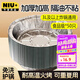 牛家優(yōu)品 空氣炸鍋錫紙盤50只*17.5cm加厚食品級(jí)燒烤空氣炸鍋專用紙碗鋁箔