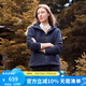 LAFUMA樂飛葉戶外秋冬寬松抓絨衣女搖粒絨外套雙面絨上衣 LFJA2CR60 暮藍(lán)N4 165/84A（38）