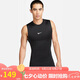 耐克NIKE男 運動速干背心 圓領(lǐng)無袖 柔軟舒適 FB7915-010 黑白M