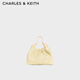 CHARLES&KEITH時(shí)尚柔軟鏈條單肩云朵包女生日禮物送女友CK2-10151320 Butter Yellow奶油黃色 S