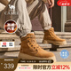 駱駝（CAMEL）雪地靴冬季新款高幫加絨保溫鎖暖復(fù)古經(jīng)典戶外徒步工裝靴男 G14W136663 土黃 42