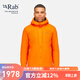 RabRAB睿坡Xenair Alpine男士防潑水透氣棉衣戶外運(yùn)動(dòng)棉服夾克QIP-09 橙色-MAM M