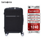 新秀麗（Samsonite）行李箱20英寸拉桿箱智選商務(wù)前開口旅行箱TD8黑色密碼登機(jī)箱