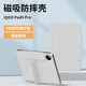 r.r.h適用iqoo pad5/pro保護殼13/12.1英寸磁吸雙面夾2025款平板保護殼橫豎支撐輕薄帶筆槽防彎簡(jiǎn)約防摔 【銀翼白】Y型磁吸-橫豎支撐-送鋼化膜 iqoopad5pro【13英寸】