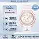 歐米茄（OMEGA）斯·沃琪S·WATCH聯(lián)名款行星系列男女石英表42mm 白盤(pán)SO33P100金星