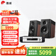 惠威（HiVi）新升級(jí)D3.1MKII家用客廳發(fā)燒級(jí)高保真無源音箱桌面書房三分頻HIFI音響 D3.1MKII+AD66DPRO