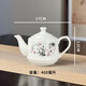 味邦景德鎮陶瓷家庭茶壺酒店餐廳耐高溫大容量水壺辦公室過(guò)濾泡茶壺防 節節高升小金星(送網(wǎng)) 400ml 0000