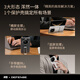 決色【旋轉(zhuǎn)支架】適用于華為MateX6手機(jī)殼全包皮殼中軸保護(hù)X6典藏版保護(hù)套防摔腕帶商務(wù)男女新款 玄黑