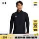 安德瑪（UNDERARMOUR）秋冬Challenger Track男子足球運動外套1379494 黑色001 L
