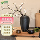 呂姆克花瓶陶瓷擺件優(yōu)雅黑素粗陶客廳餐桌面室內藝術(shù)裝飾花瓶高27cm6094