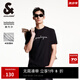 杰克·瓊斯（JACK&JONES）安心品質(zhì)25年男裝短袖t恤男士夏柔軟垂感絲滑莫代爾圓領(lǐng)高端半袖 E40黑色 常規(guī) XL