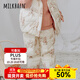 Milkbarn兒童羽絨褲男女童棉褲冬季外穿長褲子寶寶保暖褲子 大象 90