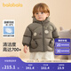 巴拉巴拉寶寶羽絨服男童外套女童秋冬裝2025新款嬰兒衣服動(dòng)物造型保暖加厚 咖啡50860-白鴨絨 90 （充絨量73g）