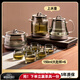 茶皇子（CHAHUANGZI）底部上水電熱水壺純鈦玻璃燒水煮茶一體機(jī)嵌入式茶臺(tái)燒水壺煮茶器電茶爐套裝 0.8L 三合一+6杯