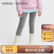 巴拉巴拉balaOne童裝兒童打底褲女童2025秋冬裝新款加絨長(zhǎng)褲保暖 中花灰00502 130