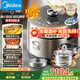 美的（Midea）低脂濃香電壓力鍋5L低音自動排氣2200W猛火IH智能預(yù)約112KPa可調(diào)高壓鍋4-6人0涂層電飯煲S5892NF