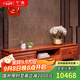 廣典 紅木家具緬甸花梨（學(xué)名：大果紫檀）實(shí)木電視柜 全實(shí)木地柜中式客廳地柜小戶(hù)型簡(jiǎn)約儲物家具 2米荷花電視柜