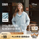 森馬（Semir）迪士尼外套女中長款連帽寬松針織衛(wèi)衣2025春休閑夾克109125108001