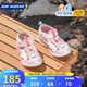 江博士學(xué)步鞋夏季女童可愛公主休閑兒童涼鞋2S14A2031CW淺粉色22碼