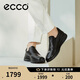 愛步（ECCO）樂福鞋男 百搭增高牛皮休閑皮鞋 雅仕男鞋系列207144 黑色41