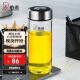 希諾（HEENOOR）玻璃杯男女士單層加厚大容量辦公家用透明杯子便攜帶蓋泡茶水杯 本色 280ml