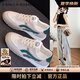 CAMILA KSENIA阿甘鞋女2025新款爆款夏季網(wǎng)面百搭鞋透氣女款平跟平底運動休閑鞋 綠色 38