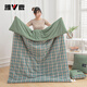 雅鹿全棉抱枕被子兩用二合一冬季加厚汽車(chē)載靠墊大號辦公室午睡空調被 森嶼【100%全棉面料】 40cm*40cm 中號普通款【展開(kāi)105x155