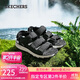 斯凱奇（Skechers）涼鞋男士秋季外穿運動(dòng)涼拖鞋男鞋平底踩屎感軟底沙灘鞋237586