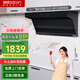 帥康（Sacon）頂側(cè)雙吸抽油煙機(jī)家用 26m3爆炒大吸力1200pa變頻【國(guó)家補(bǔ)貼立減20%】齊平櫥柜 熱熔洗Y8516