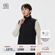 KOLON SPORT/可隆超輕羽絨馬夾 男子戶外冬季TUBE休閑無(wú)袖鵝絨上衣- LHDV4WN149-BK 黑色 L (175/96A)