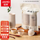 佳茉一次性茶杯加厚60ml*80只環(huán)保稻殼功夫茶杯硬質(zhì)試飲杯野餐杯